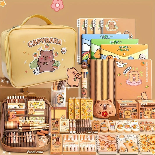 Capybara Stationery Gift Set High Styling School Supplies