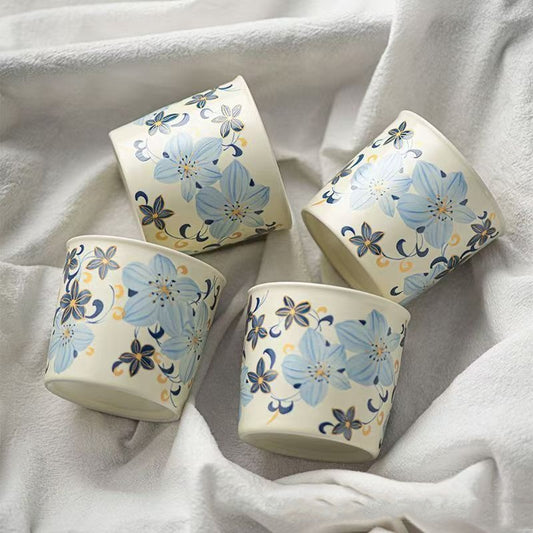 Linglan Lily Tea Cup Ceramic Master Tea Bowl