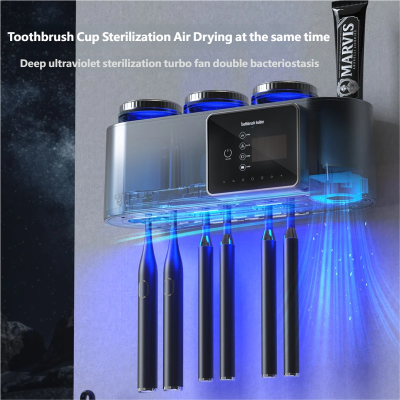 ABOMUS Smart Toothbrush Sanitizer & Dryer
