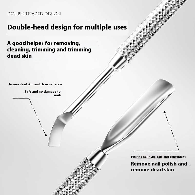 Cuticle Nipper Manicure Steel Push Nail Beauty Tool Set