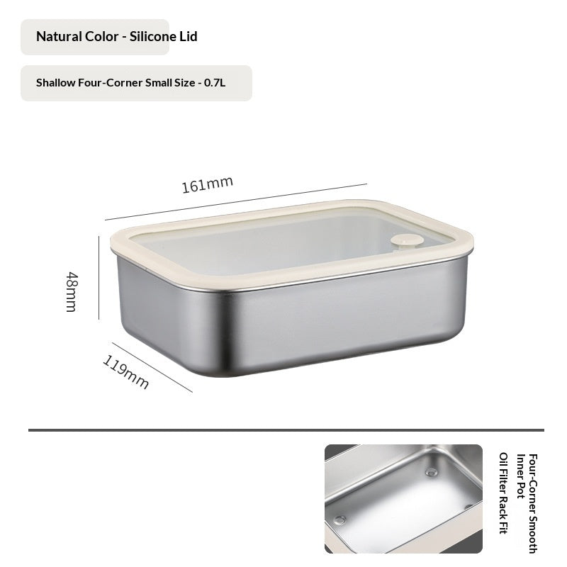 304 Stainless Steel Airtight Food Storage Container