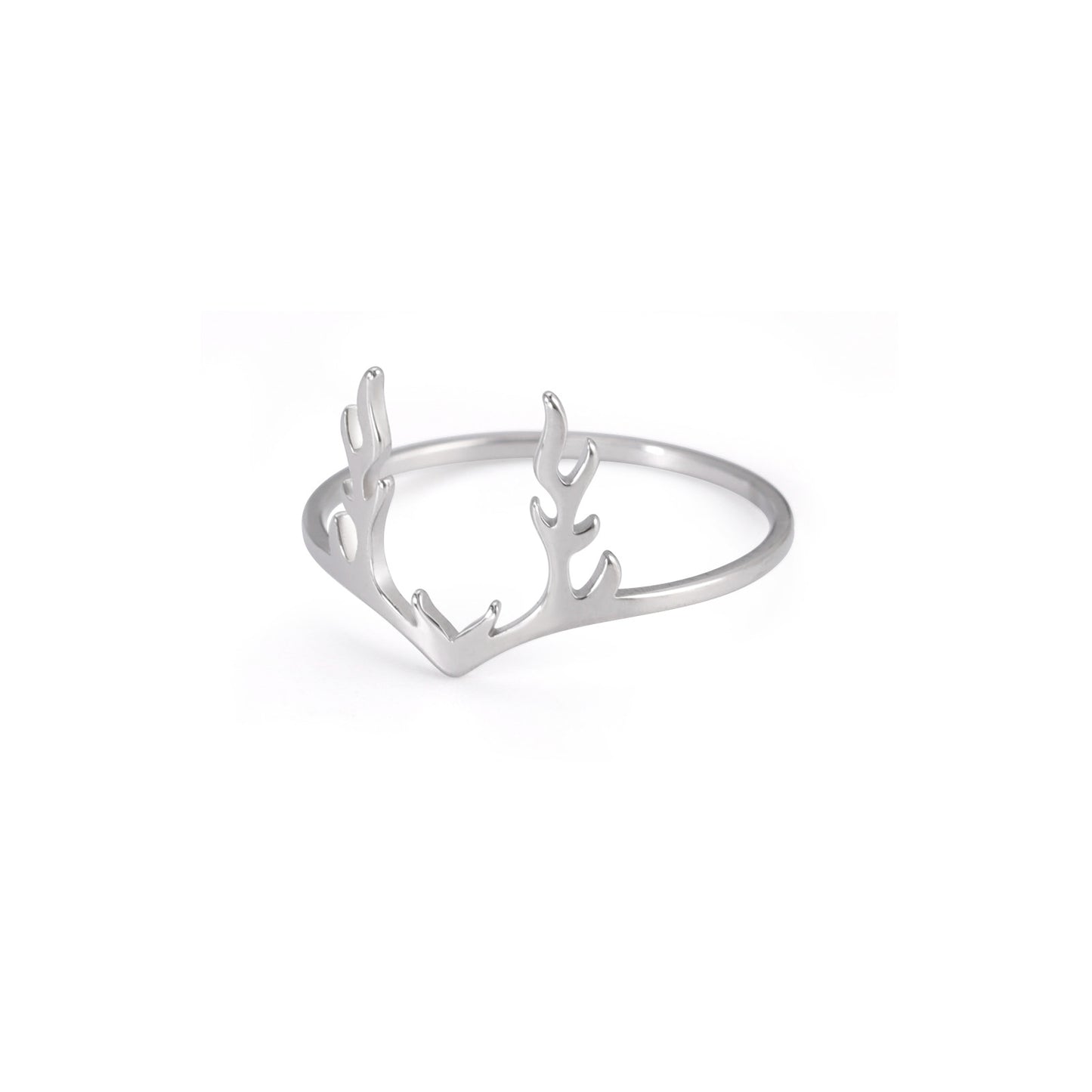 Korean-style Electroplated Stainless Steel Ring Titanium Steel Jewelry
