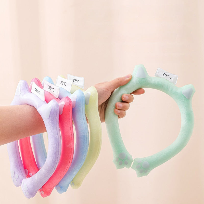 Outdoor Sports Summer Heatstroke Prevention Cooling Cold Neck Ring
