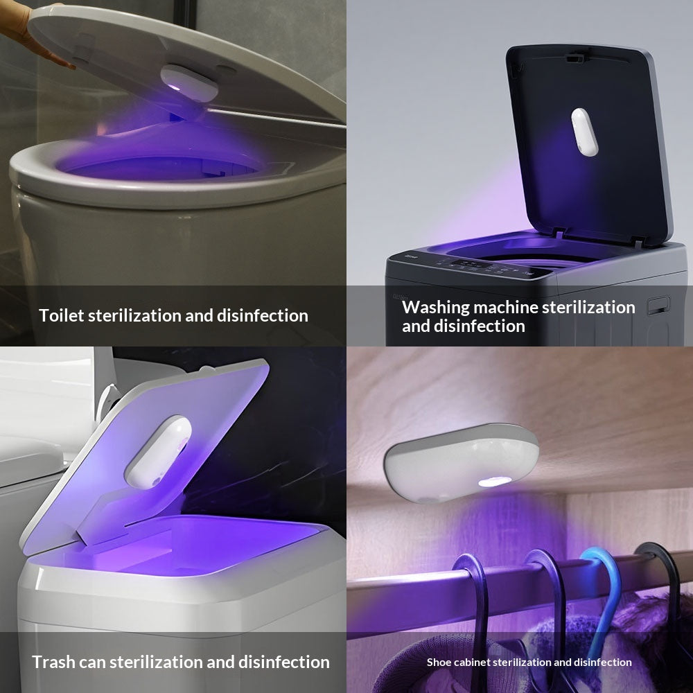 Portable UV Sterilizing Night Light With USB Charging And Motion Sensor For Home Use