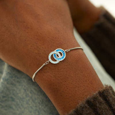 Korean-style Copper Bangle Bracelet With Diamonds Womens