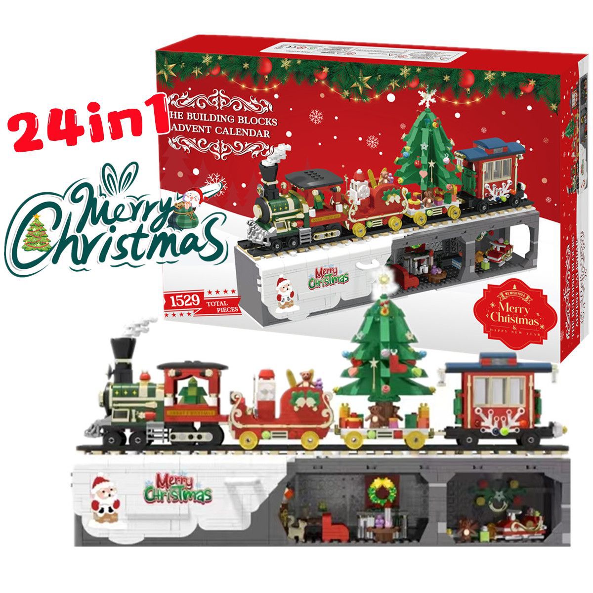 Christmas Tree Building Blocks Christmas Blind Box Christmas Gifts