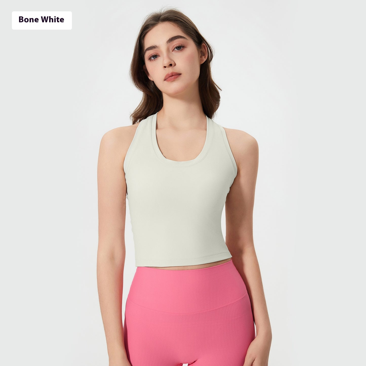 H-shaped Beauty Back Yoga Clothes Outer Wear Casual Short Fitness Sports Vest
