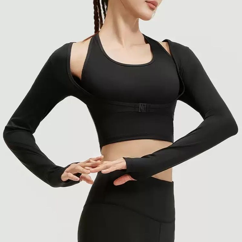 Halter Wear-free Bra Exercise Yoga Clothes Women's Slim Fit Slimming