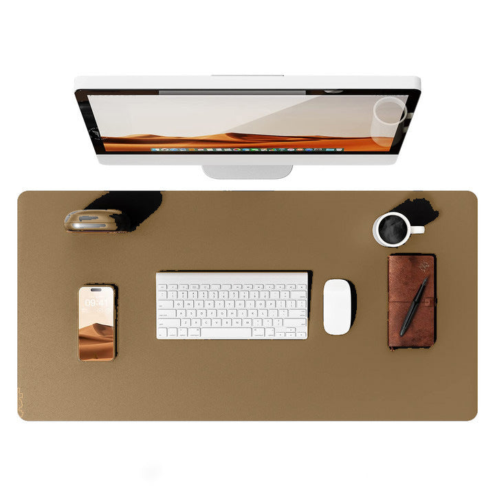 Fluff Bottom Leather Computer Mouse Table Mat