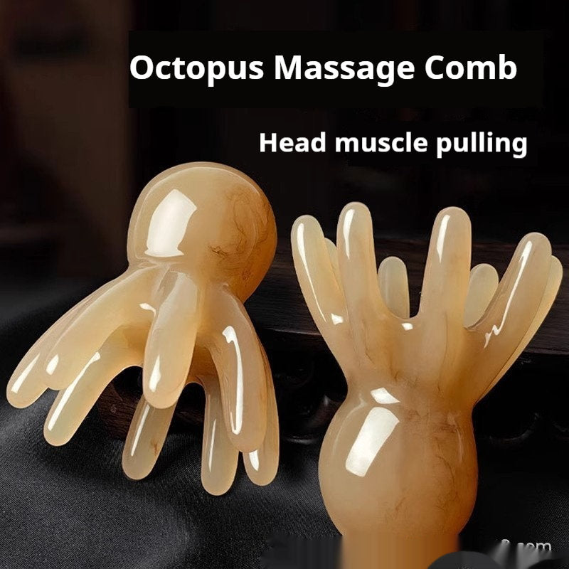 Octopus Massage Comb Head Meridian Scalp