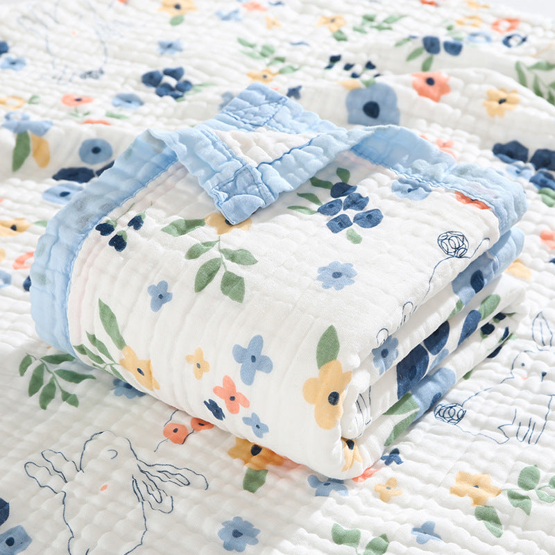 Baby Bath Towel Six-layer Pure Cotton Gauze Blanket