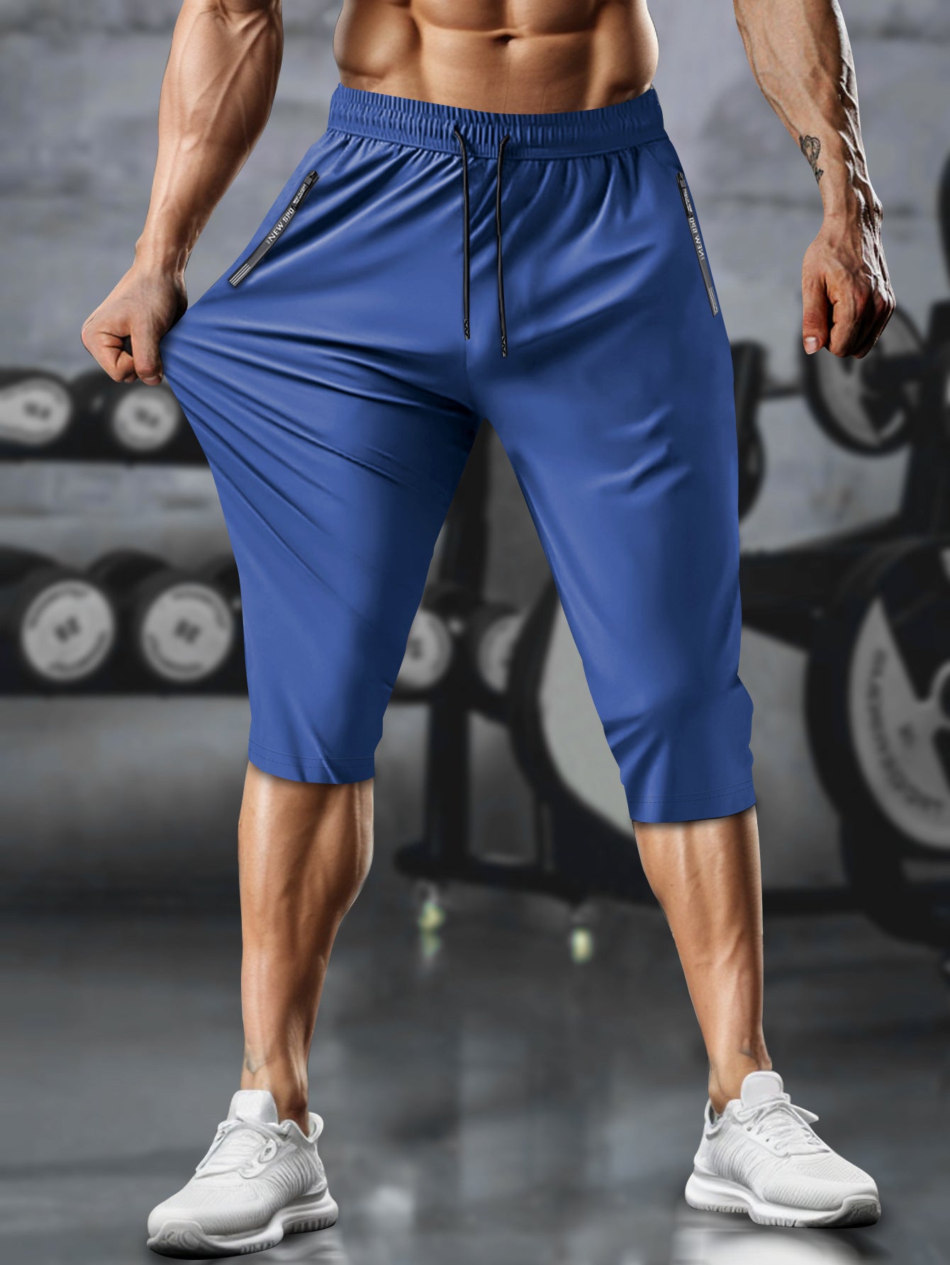 Mens Quick-Drying Breathable Running And Fitness Pants
