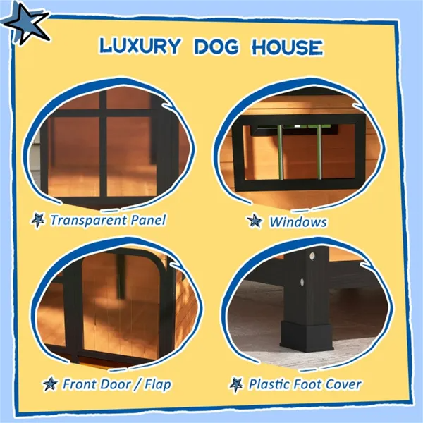 Pet Dog House- Natural Amazon Shipping Prohibited By WalMart