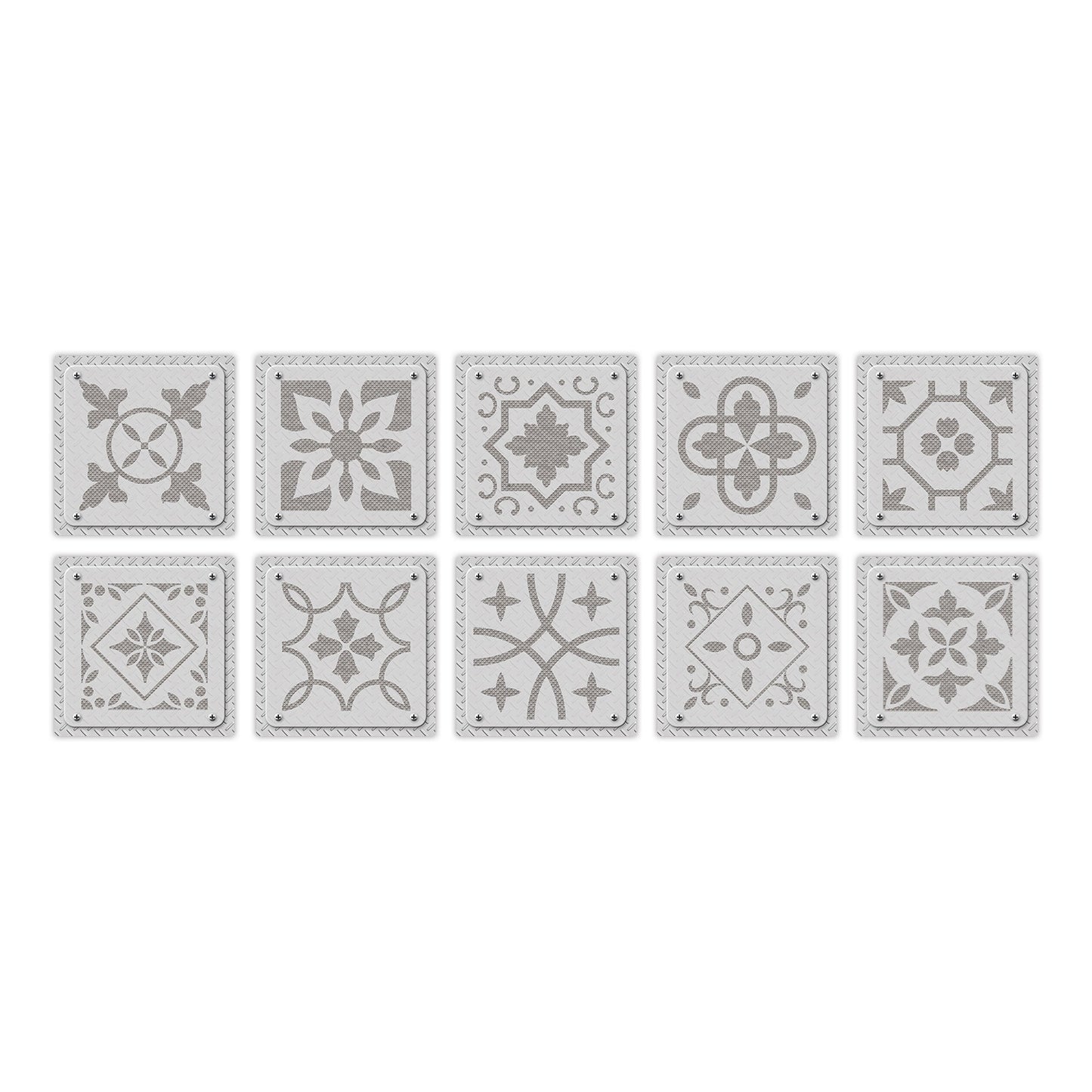 Kitchen Oil- And Water-Resistant Wall Stickers Imitating Tiles