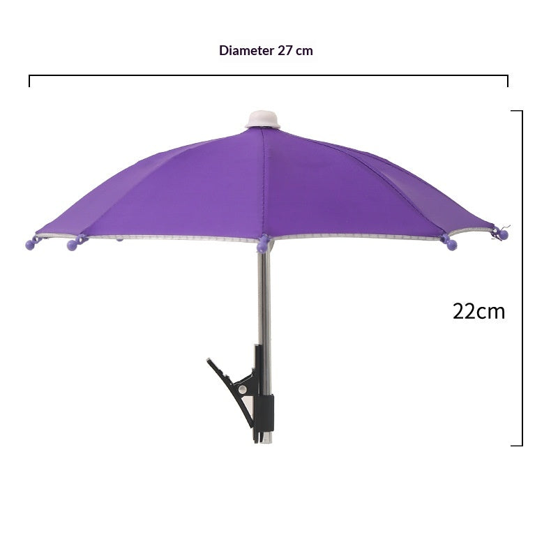 Phone Holder Umbrella Clip Outdoor Umbrella Phone Mount