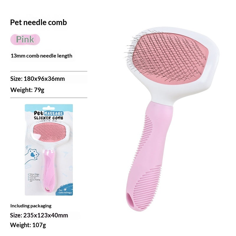 Cat Deshedding And Detangling Comb Dog Grooming And Cleaning Tool