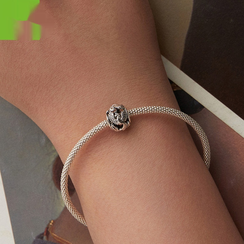 S925 Sterling Silver Phoenix Beads Bracelet Accessories