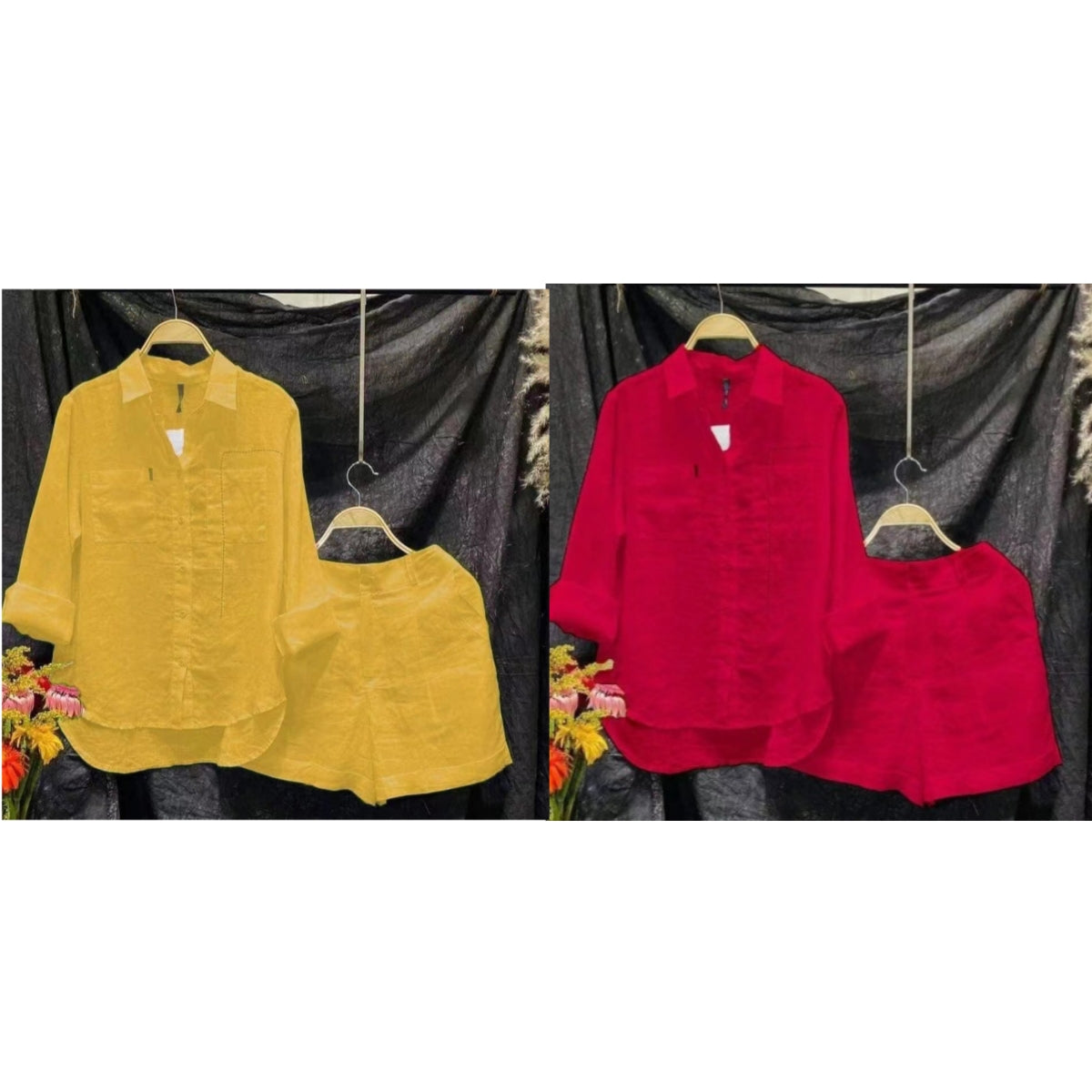 Fashion Solid Color Shirt Outfit