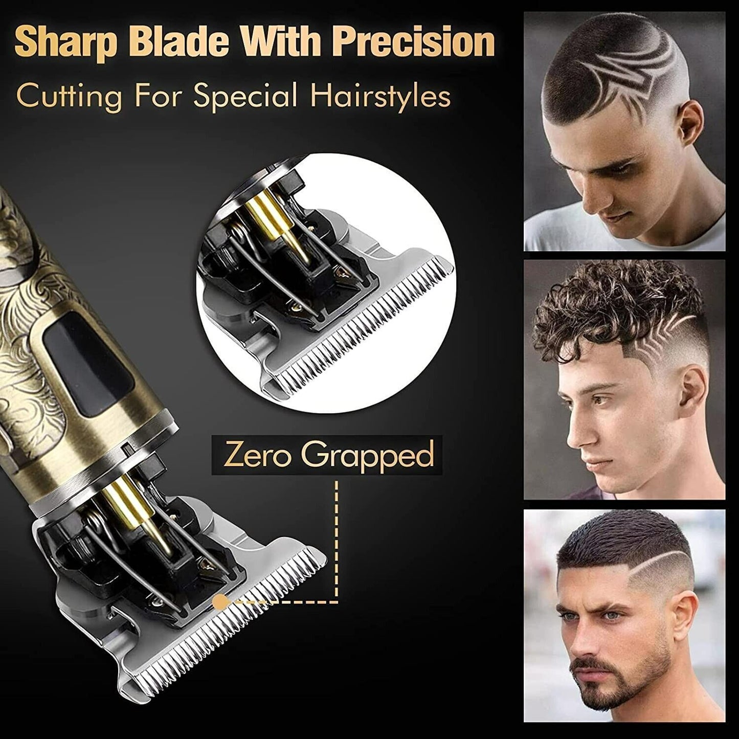 Hair Clippers Beard Trimmer For Men Hair Cutting Cordless Barber Shaving Machine
