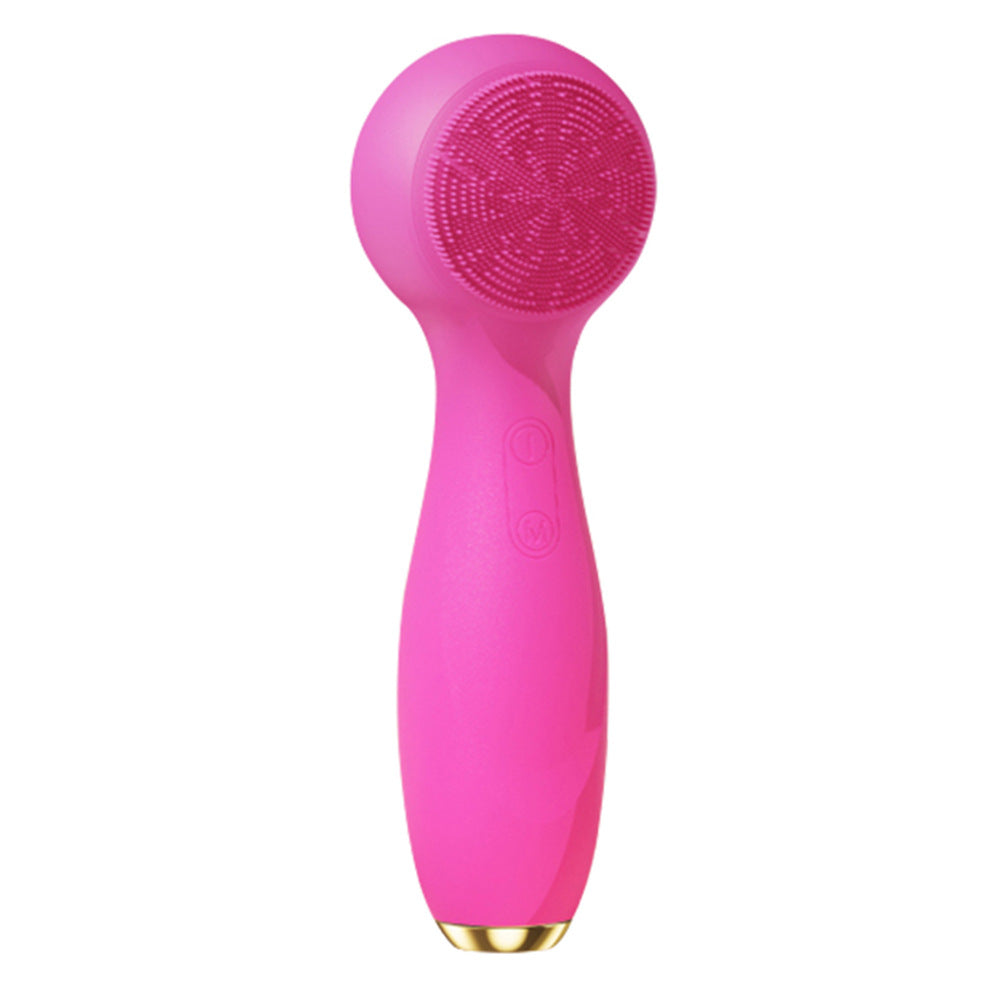 New Silicone Hot And Cold Rotating Portable Cleaning Waterproof Electric Face Washing Beauty Instrument