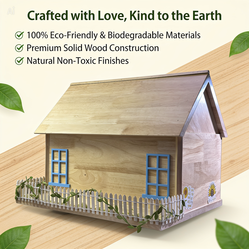 Nordic Style Premium Wooden Commemorative Pet Urn