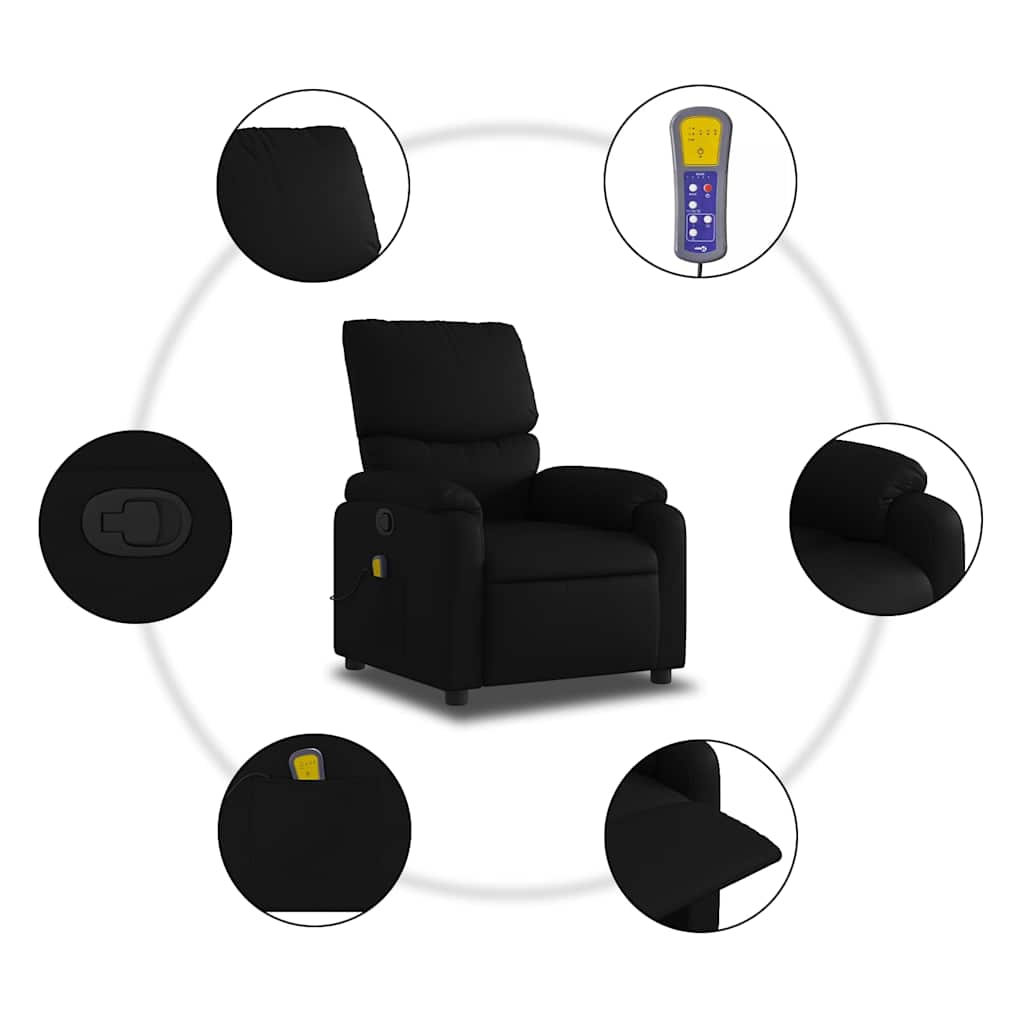 Massage Recliner Chair, Faux Leather