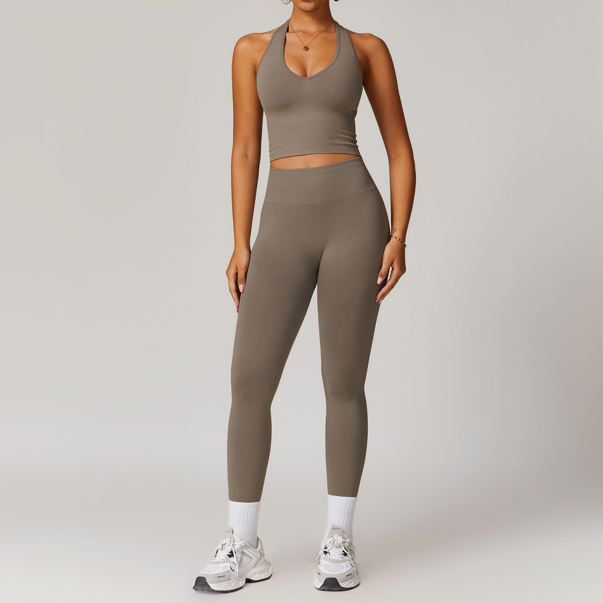 Women's Sports Suit Thread Waist And Hip Lifting Yoga Suit