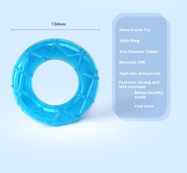 Dog Ice Sucker Cooling Water Injection Ice Candy Molar Toy