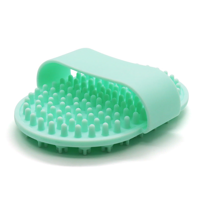 Pet Silicone Bath Brush Specialized Cleaning Tool For Cats And Dogs