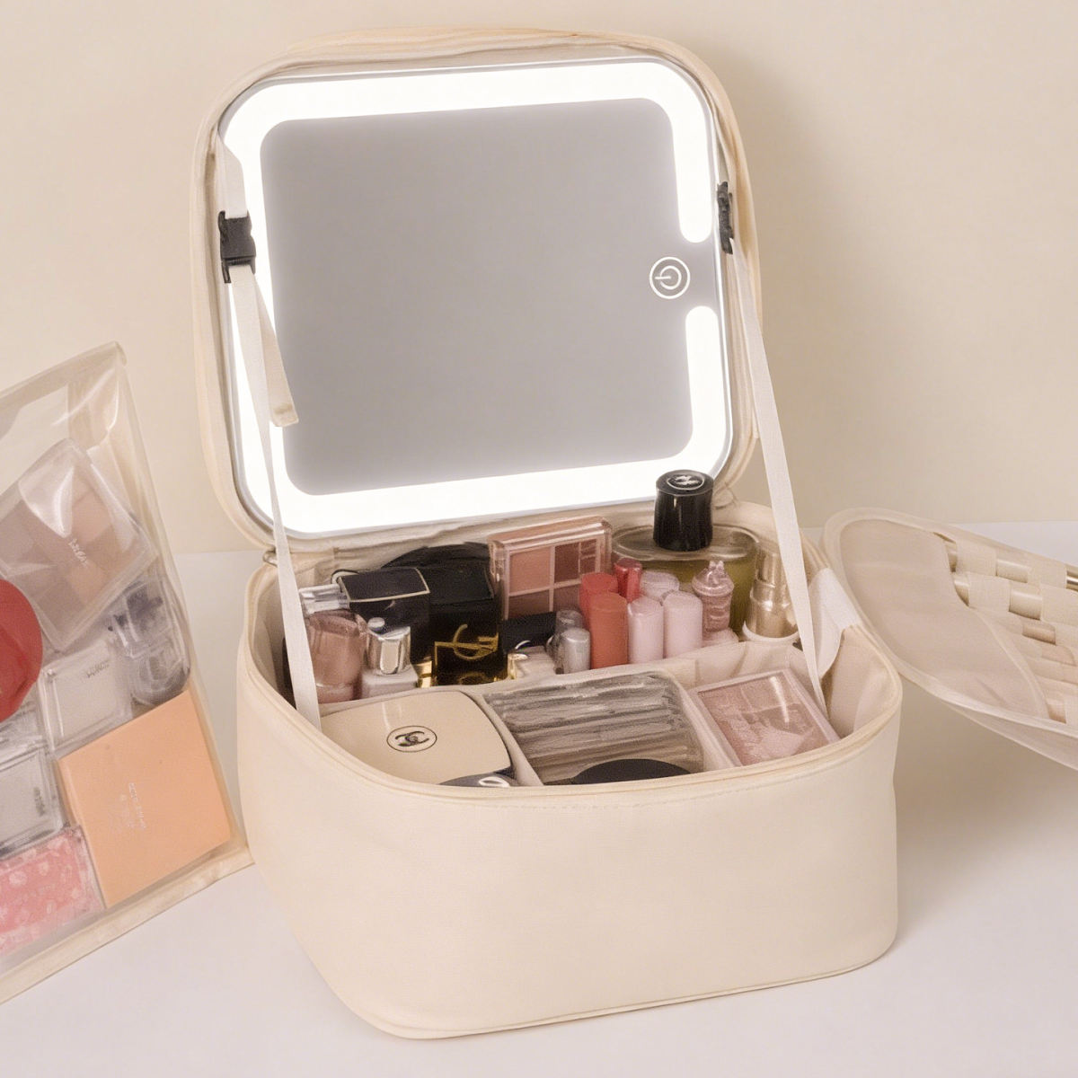 Multi-functional High-capacity Portable Travel Makeup Bag