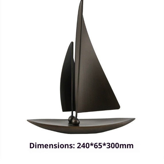 Model Ship Sailboat CraftDecorative PieceModel Home And Office Furnishing