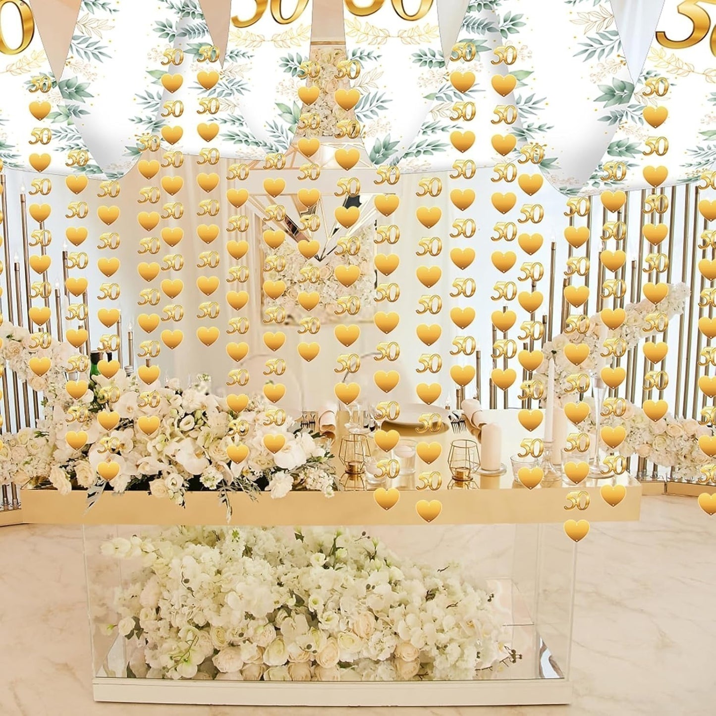 Ready-to-use Decoration Package For Room Ceilings—Complete Set For Festive Room Decor At Anniversary Celebrations—Party Accessories Set