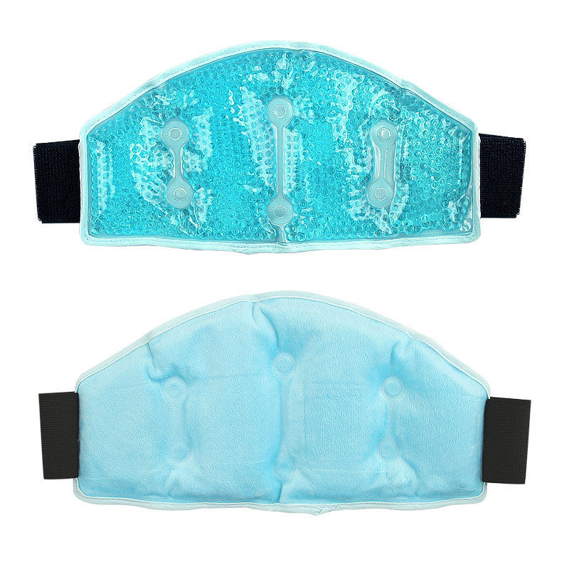 Fashion Personality Neck Ice Beads Plush Massage Bag