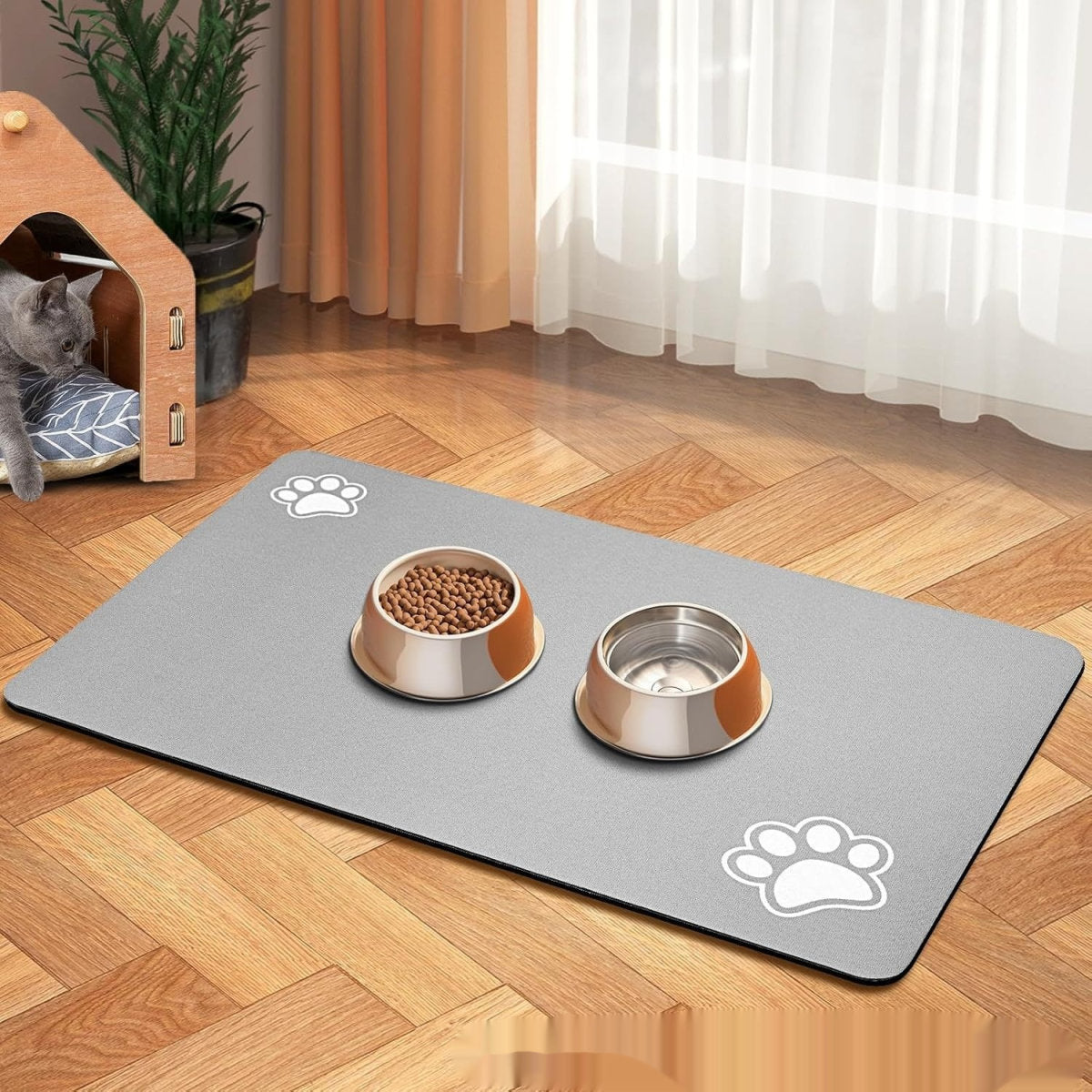 Pet Water-absorbent Quick-drying And Stain-resistant Floor Mat
