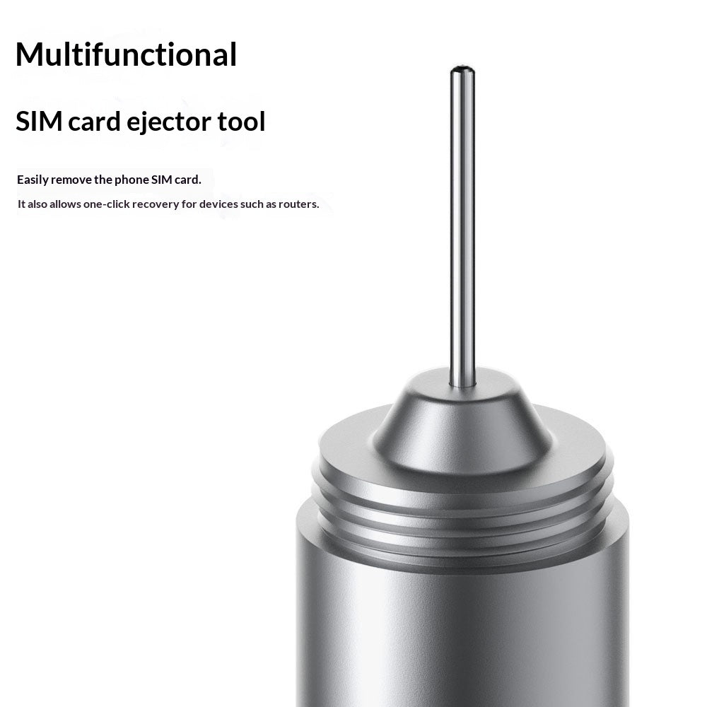Card Pin With Cleaning Brush For Charging Port And Headphone Jack To Sweep Away Dust
