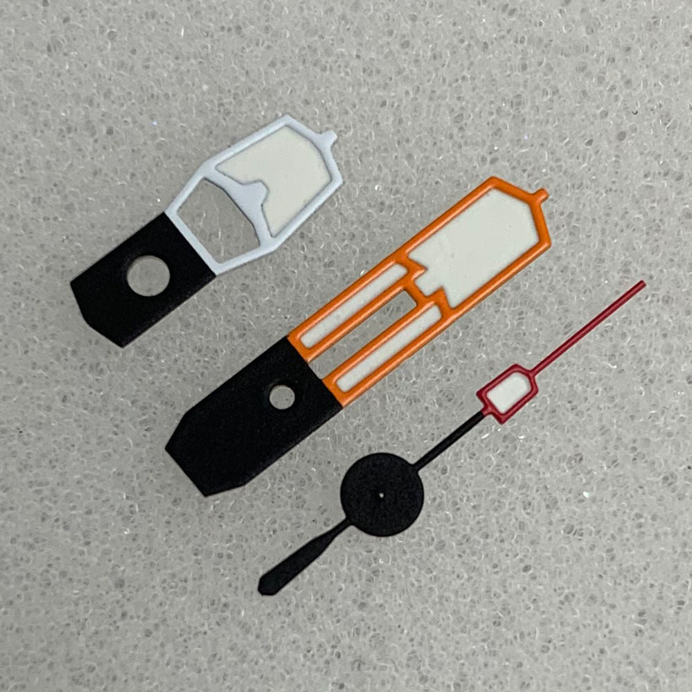 Orange Red White Color Matching Pointer Green Luminous Modified Watch Accessories