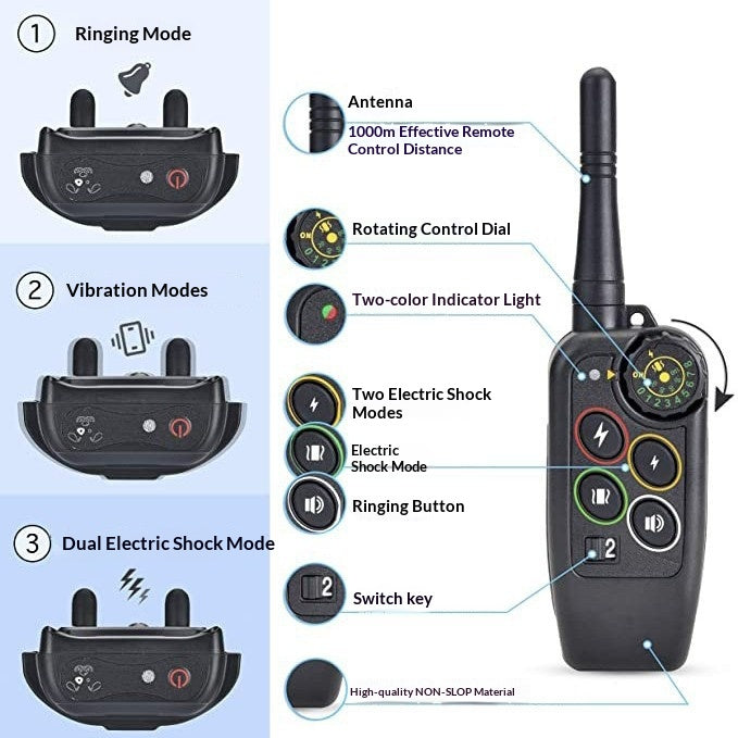 Field-tested 1km Remote For Pet Dogs