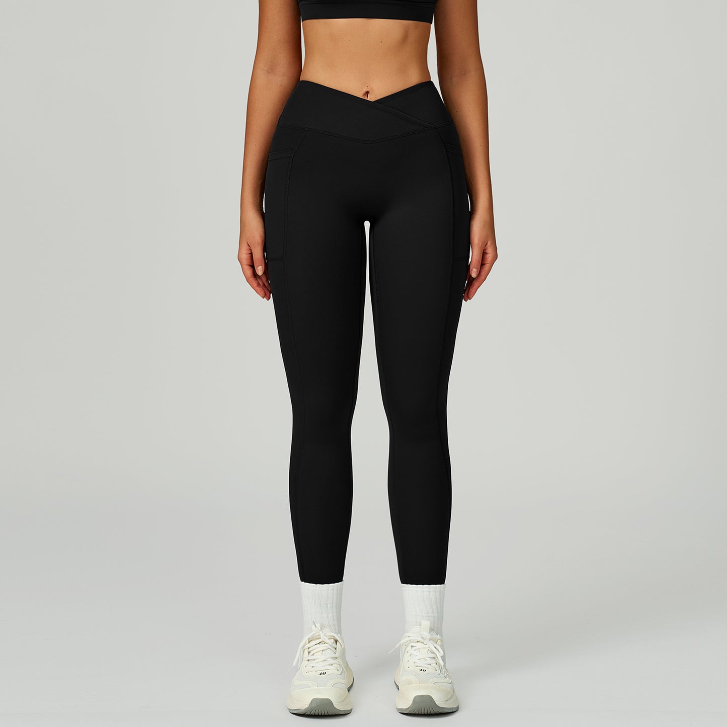 High Waist Yoga Pants Fitness Outdoor Sports Running Tights