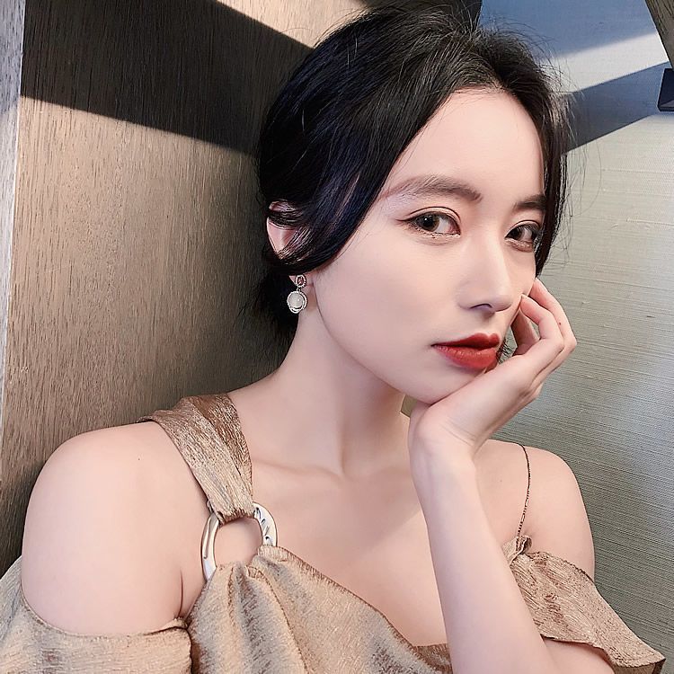 2026 New Cat's Eye Earrings, Korean Style Elegant Dangle Earrings For Ladies