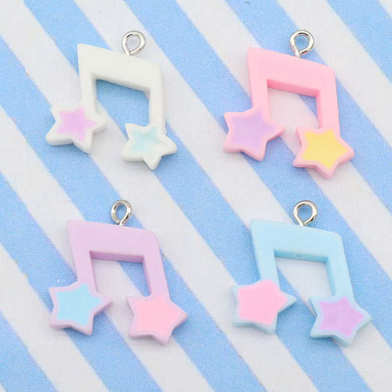 DIY Ornament Accessories Resin Note Five-pointed Star Note