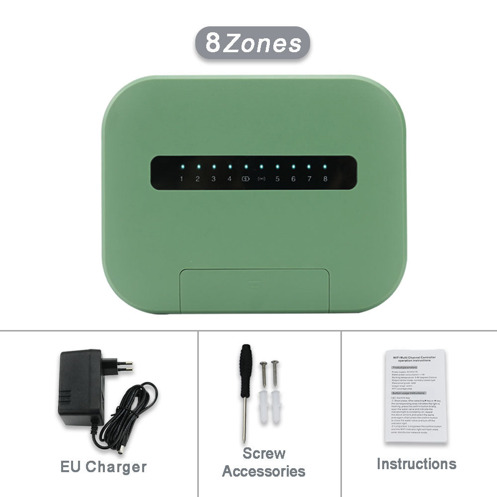 6 Or 8-way Smart Water Valve Irrigation Control Watering Machine