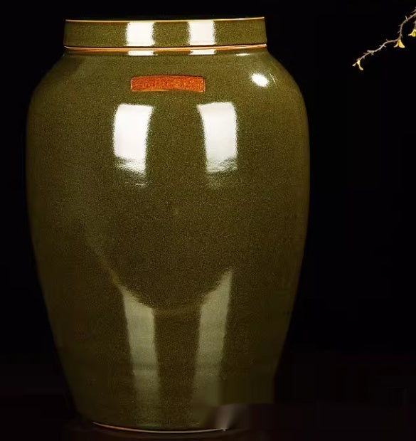 Jingdezhen Ceramic Tea Storage Jar Craft Decoration
