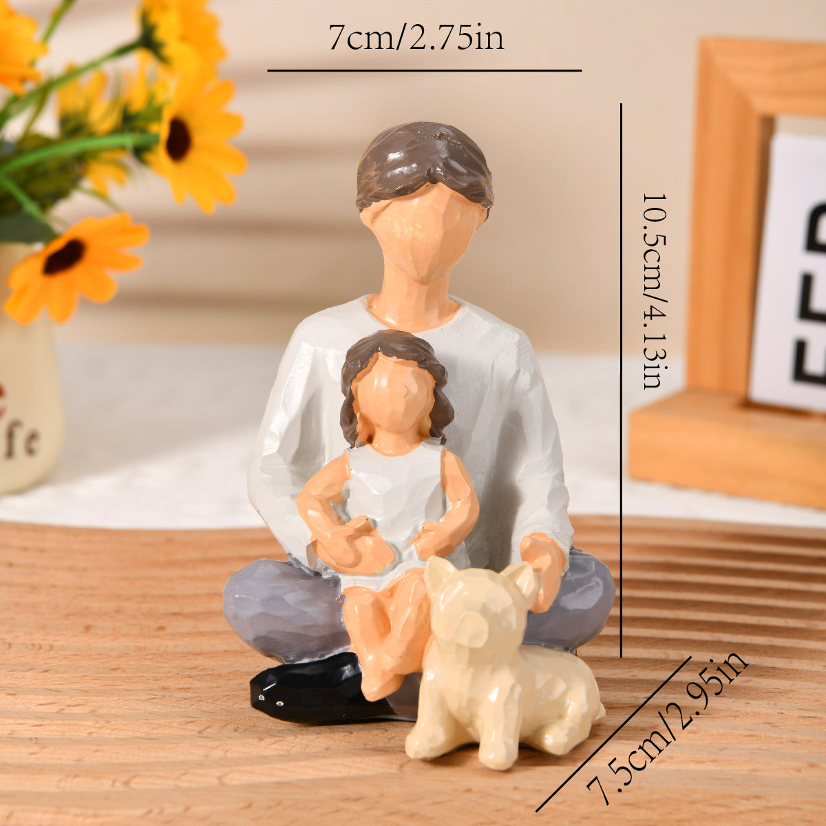 Family Statue Home Decor Gift Resin Craft Ornament