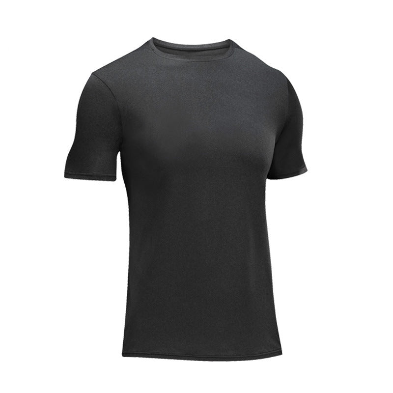 Men's Short-Sleeve T-Shirt Loose-Fit Quick-Drying Fitness Top