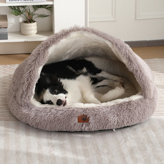 Semi-enclosed, Shell-shaped Pet Bed Designed Specifically For Pets Offering Wind Protection And Warmth