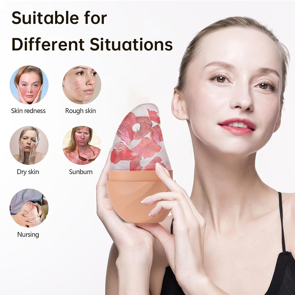 Massage Beauty Ice Cube Tray Silicone Ice Cube Mold