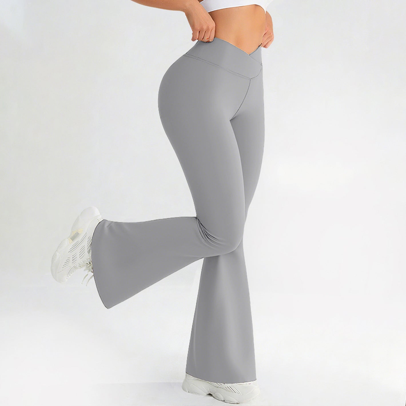 Cross-waist Hip-lifting And Butt-lifting Yoga Fitness Pants