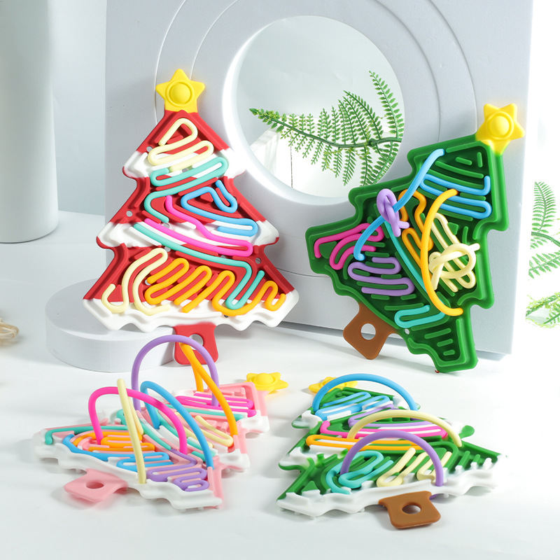 Christmas Tree Decompression Plate Space Sensory Children's Educational Toys
