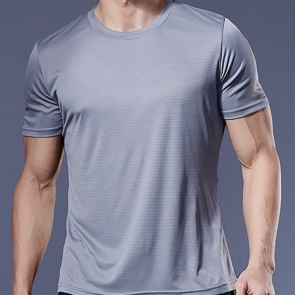 Men's Summer Lightweight Breathable Sports Fitness T-shirt