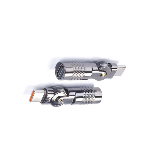 Bent-head Rotating Charging Zinc-alloy Adapter
